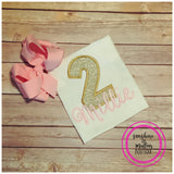 Glam Girl Birthday Shirt