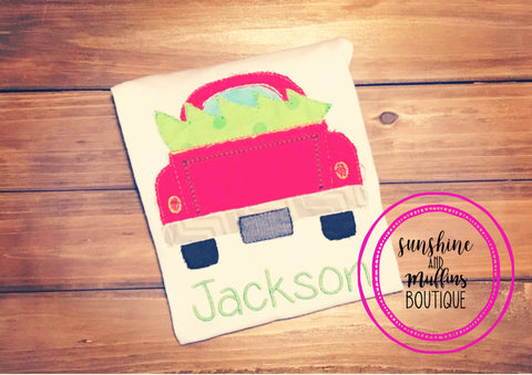 Raggy Finish Tree Truck Shirt