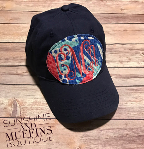 She She Shell Monogrammed Hat